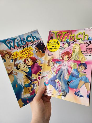 Lot de 2 magazines witch mag numéros 136 et 137 vintage rare