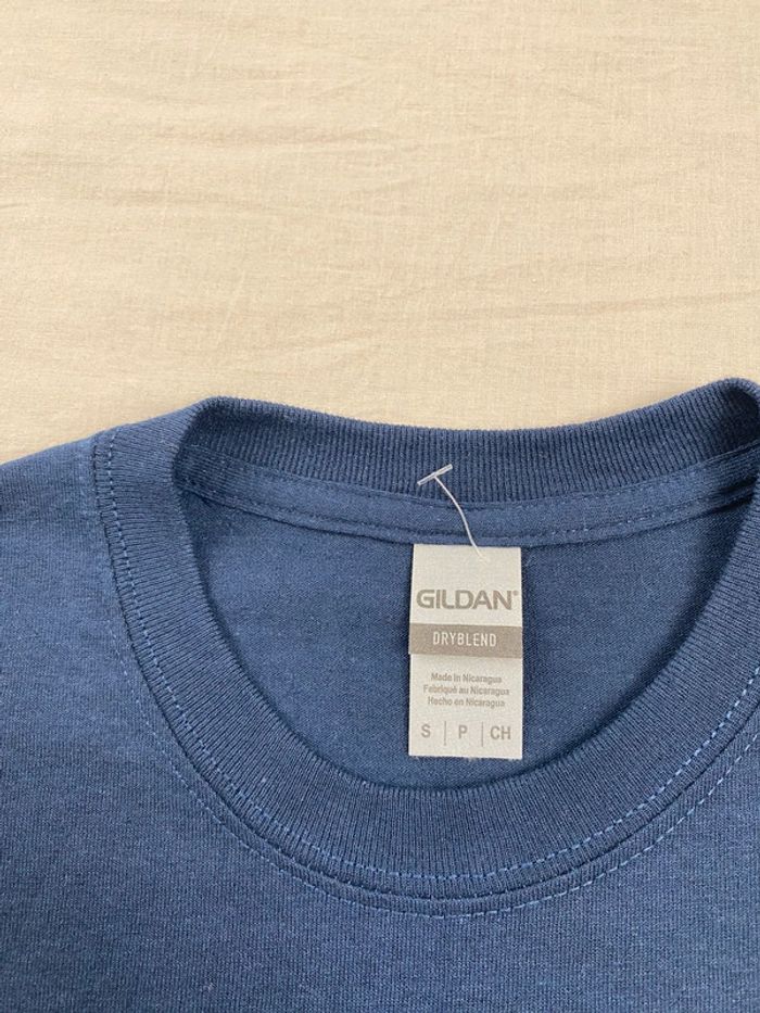 T-shirt imprimé sport USA, homme, été, Bleu marine S - photo numéro 4
