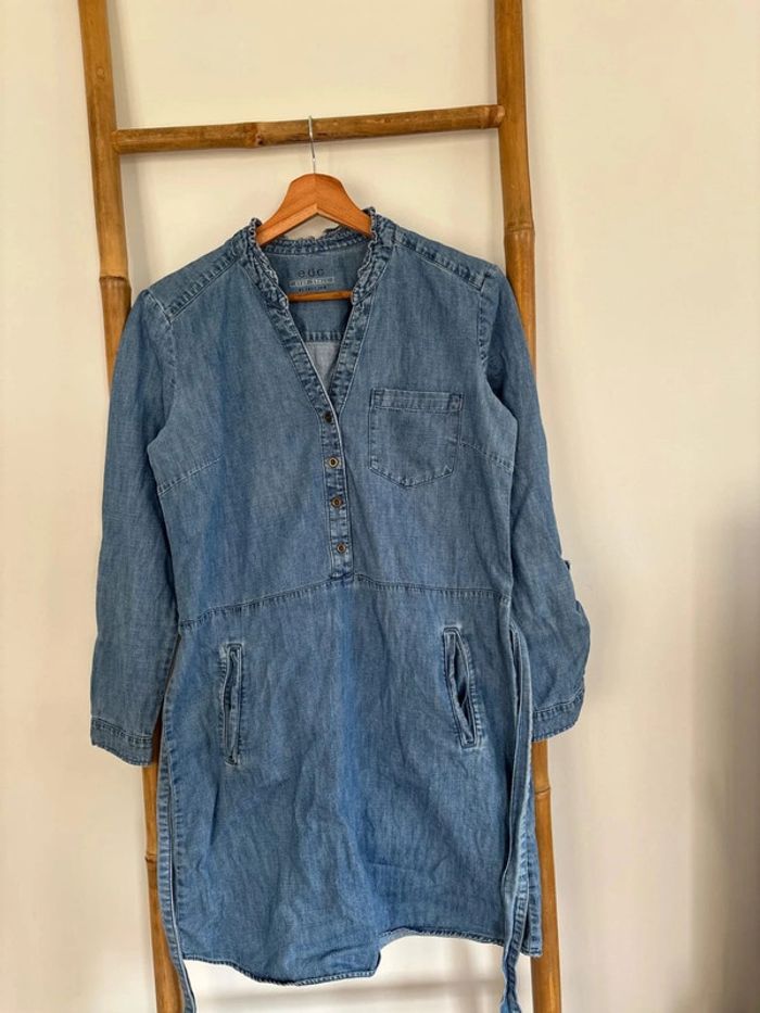 Robe en jean col V - EDC taille S - photo numéro 2