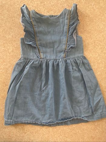 Robe effet jeans