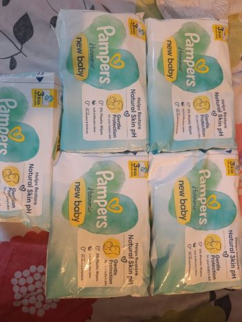 5 paquet de (3x46) lingettes Pampers