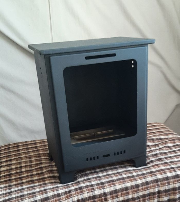 Cheminée bioéthanol sur pied rétro - HOME.OM - photo numéro 3