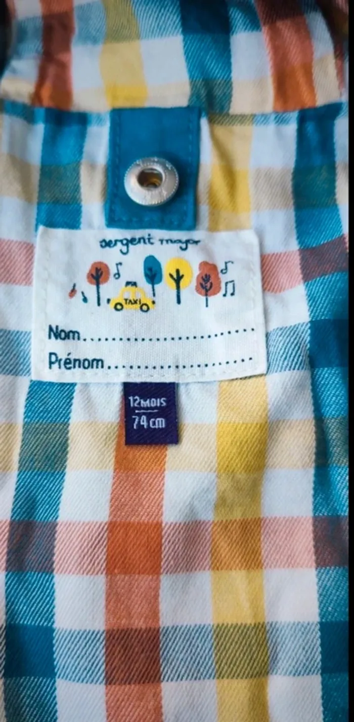 Joli blouson modulable Sergent Major, 2 en 1, en parfait état, mixte - photo numéro 4