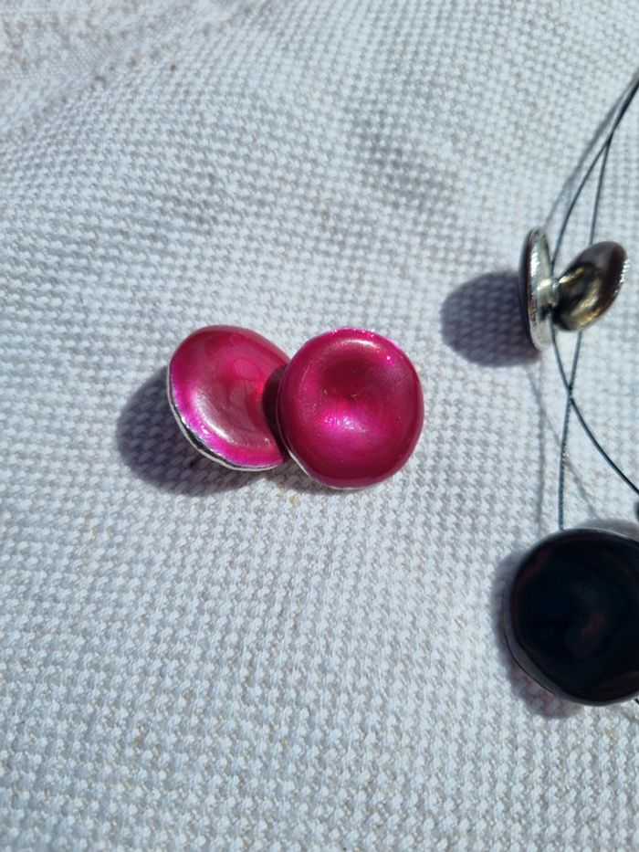 Collier et boucles d'oreilles parure de bijoux femme - photo numéro 3