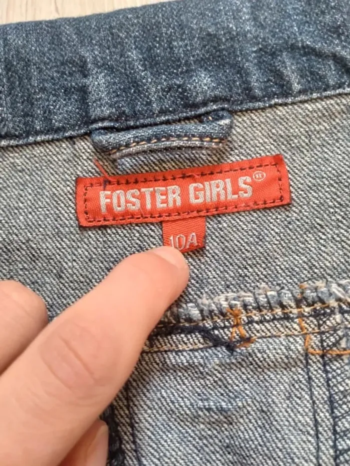Veste en jean tendance, fille, Foster Girls, 10 ans - photo numéro 2