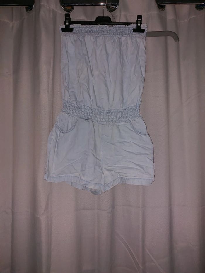 Combi short effet jean