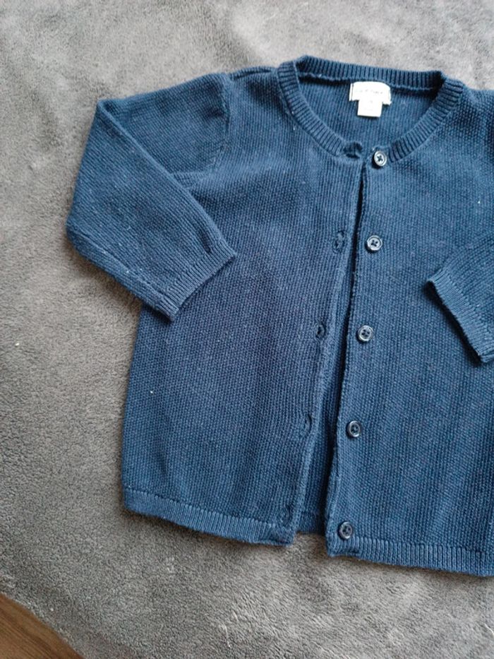 Gilet bleu marine - photo numéro 3