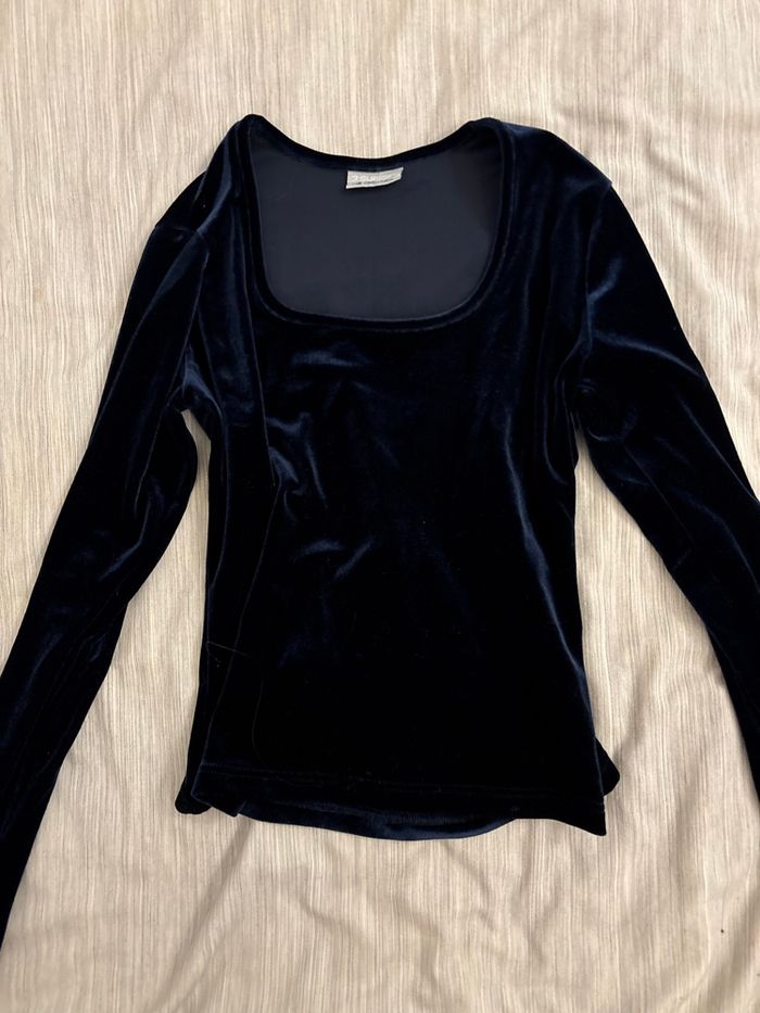 Haut vintage velours y2k - photo numéro 3