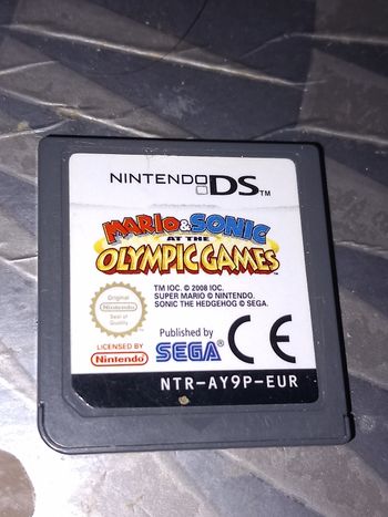 Mario sonic olympique games Nintendo ds
