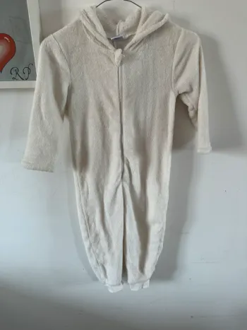 Combinaison, pyjama, polaire, fille Disney, taille cinq ans