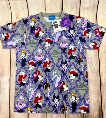 T-shirt Disney Halloween vilains Tokyo Disneyland unisexe