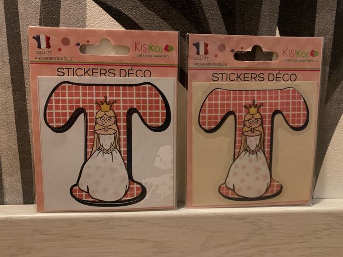 Stickers lettre T - photo numéro 2