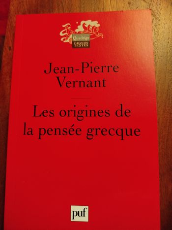 Les origines de pensées grecque