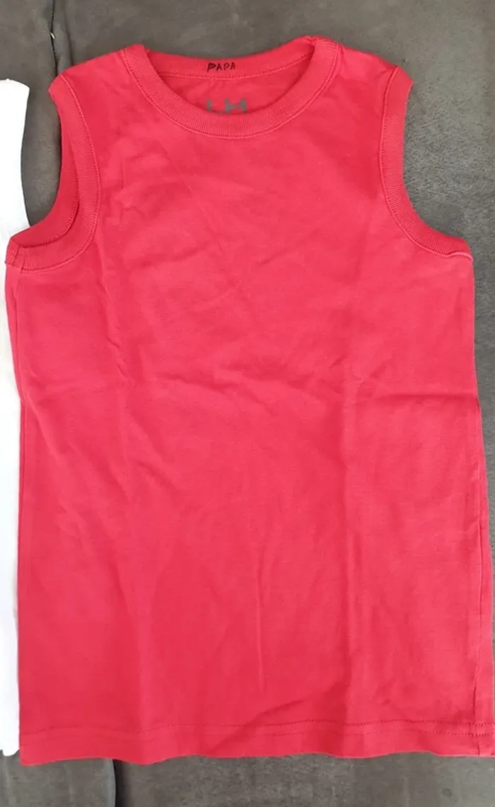 Lot 3 Tee-shirts sans manche 4 ans - photo numéro 4