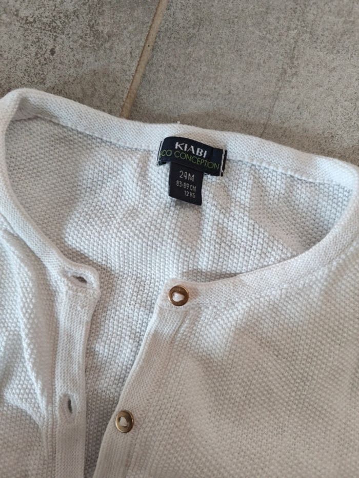 Gilet blanc - photo numéro 2