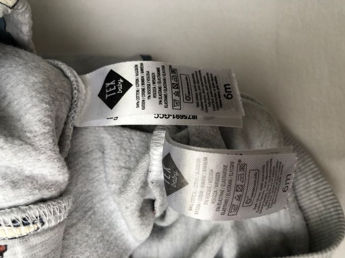 Ensemble sweat + pantalon Tex 6 mois - photo numéro 4