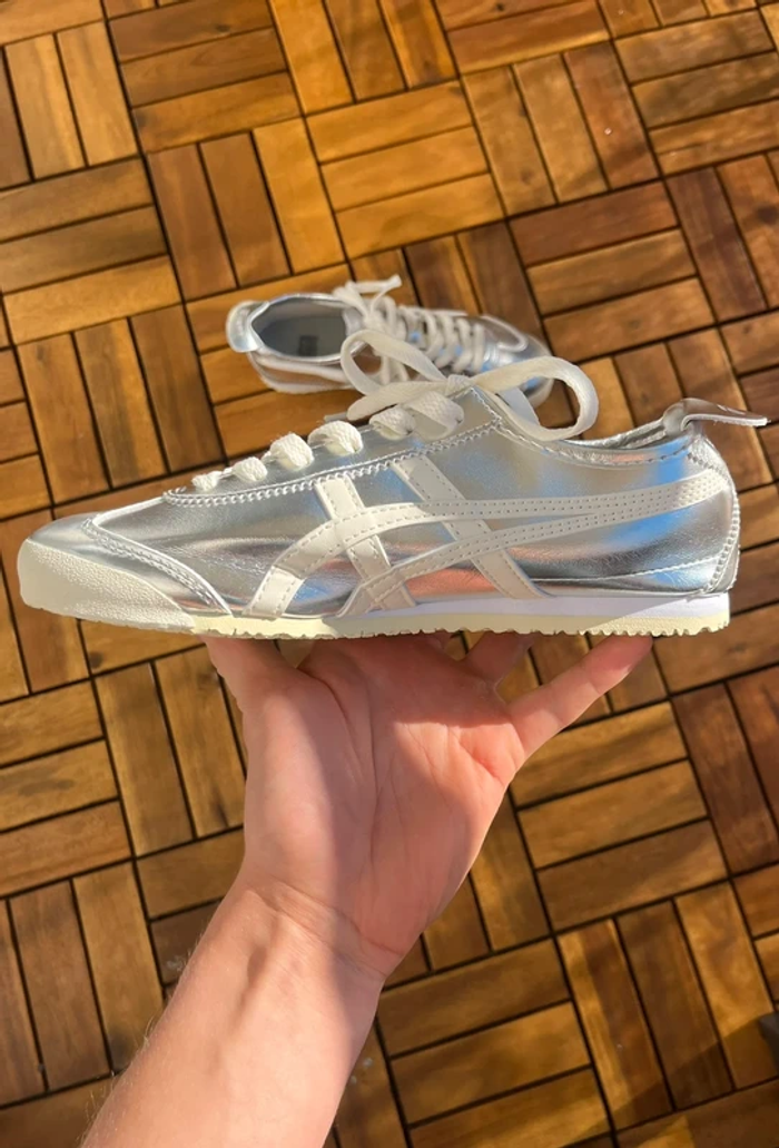 Onitsuka Tiger México 66 Argenté 39 - photo numéro 3