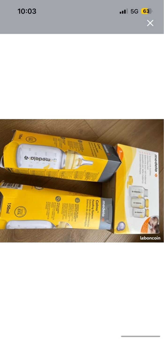 Biberon medela neuf