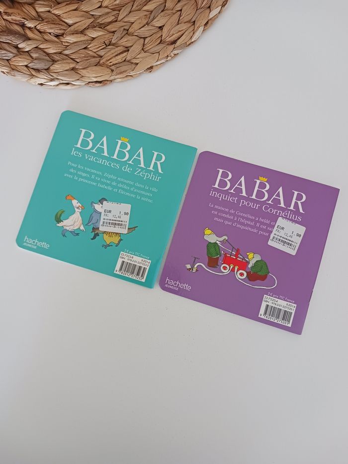 Lot 2 livres babar - photo numéro 2