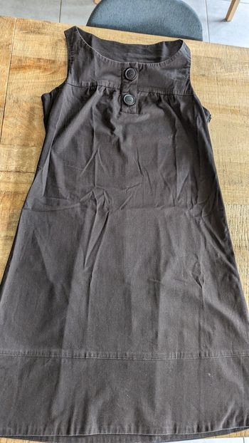 Robe trapèze chocolat