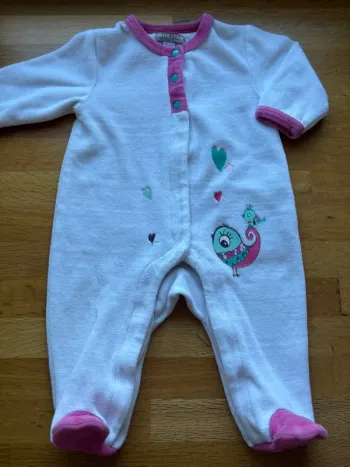 Pyjama velours orchestra 3 mois fille