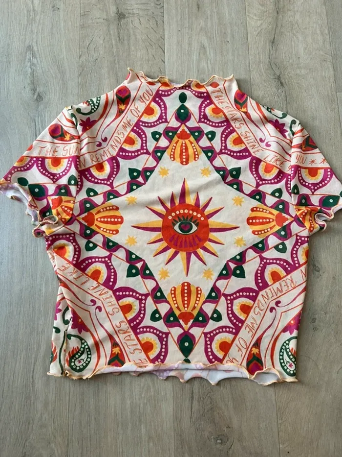 Haut t-shirt coloré - photo numéro 3