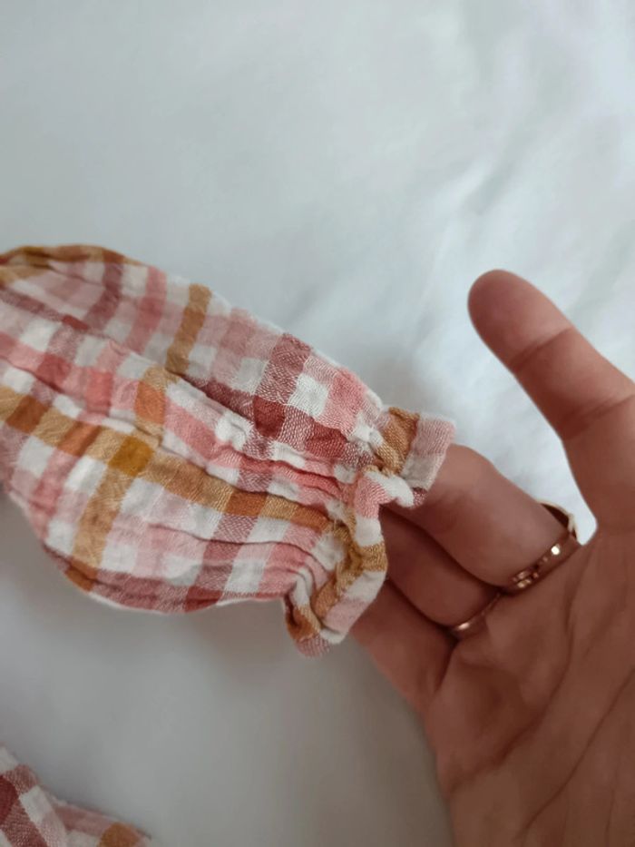 Blouse Kiabi gaze de coton 12 mois - photo numéro 4