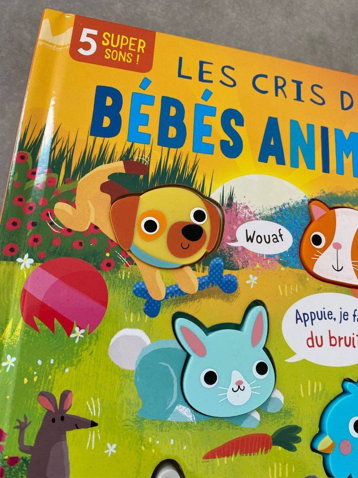 Livre sonore Les cris des bébés animaux - photo numéro 2