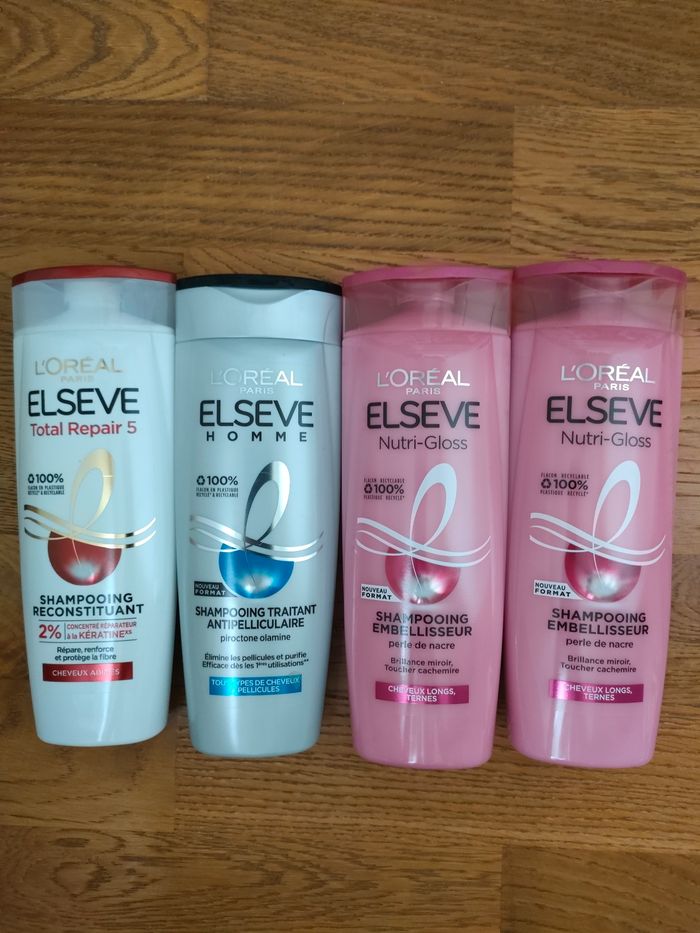 Lot de 4 shampooings