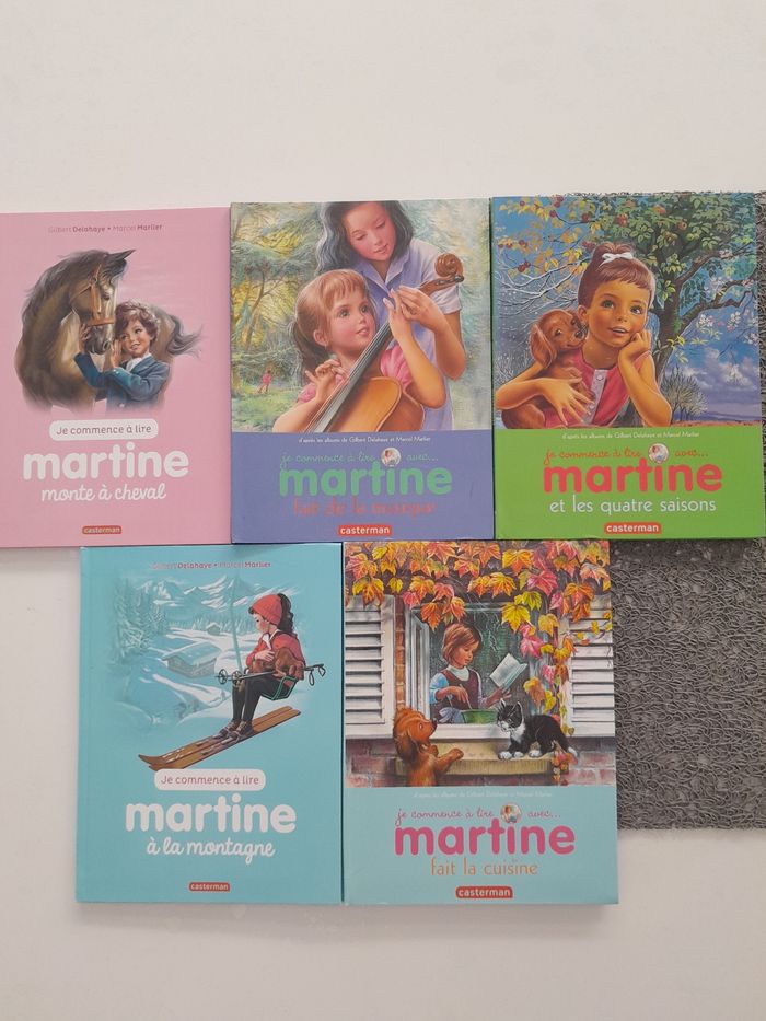 Lot 5 livres Martine 1eres lecture