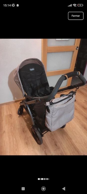 Poussette et sac à langer peg perego