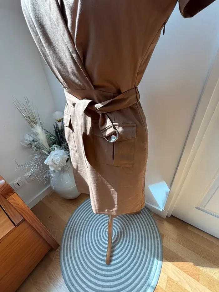 🤎 Robe camel style saharienne – Morgan – T36 Neuve avec étiquette - photo numéro 7