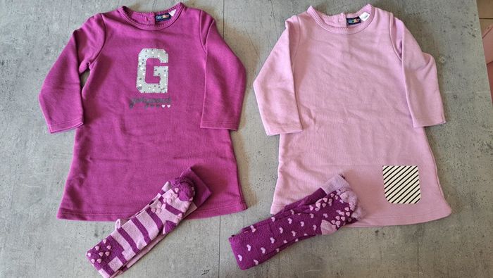 Lot de 2 robes Lupilu 18mois