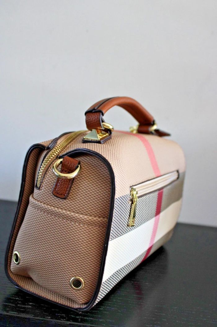 Sac en tartan  24 X 15 X 11 cms - photo numéro 4