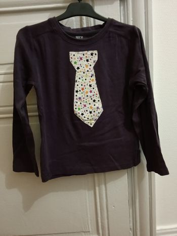 Tee-shirt NKY violet et multicolore