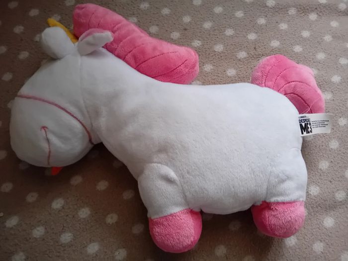 Peluche plate licorne moi moche et méchant 3 - photo numéro 2