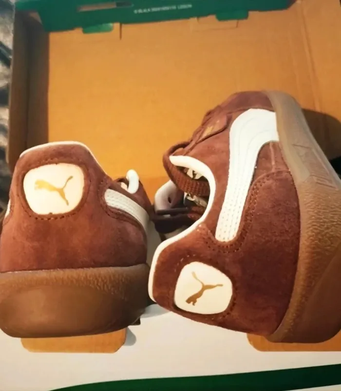 Modèle rare - baskets Puma Palermo chics couleur marron neuves - photo numéro 12