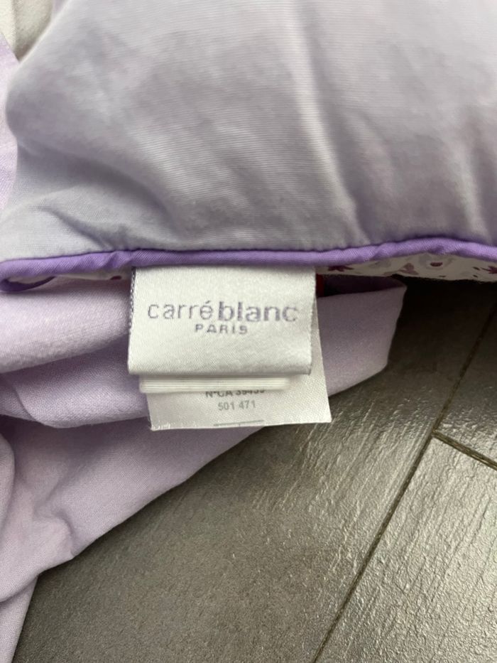 Parure de lit carré blanc - photo numéro 3