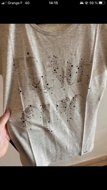 T-shirt femme gris esprit