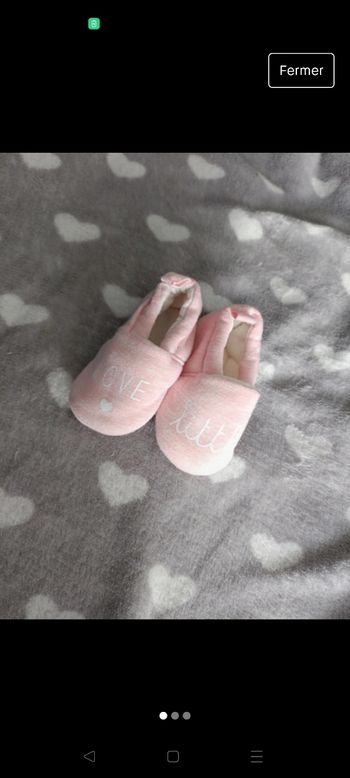 Chausson bébé 0/3mois