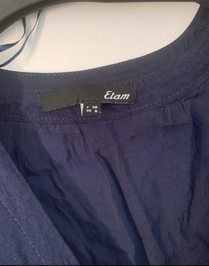 Robe femme bleu marine Etam taille 36 - photo numéro 3