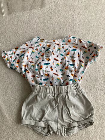 Ensemble shorts tee-shirts