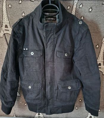 Veste noir zippée 12ans