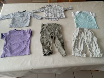 Lot 6 pièces printemps été 9 mois marques diverses