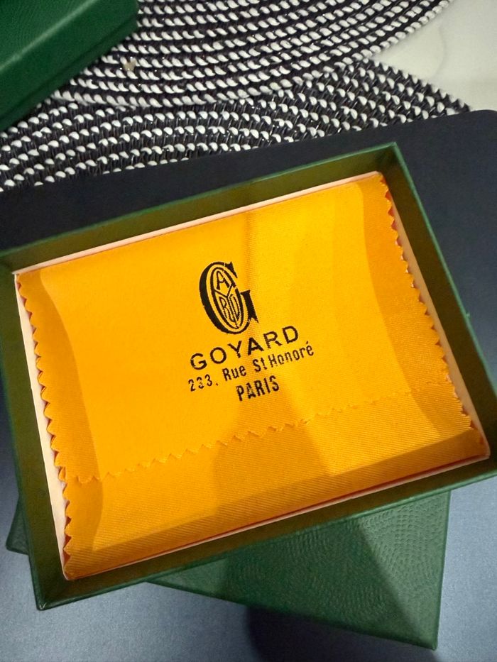 Porte cartes Goyard Bleu - photo numéro 3