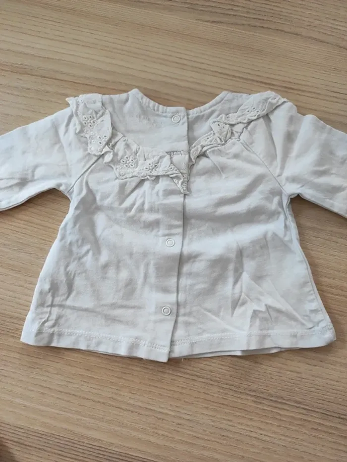 Lot 5 t-shirts manches longues 3 mois - photo numéro 8