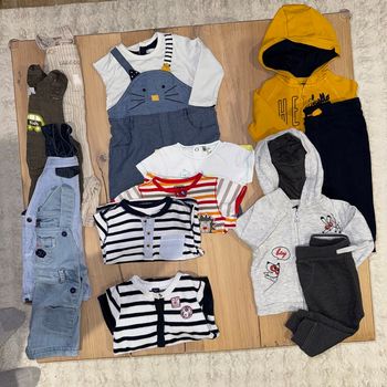 Lot de vêtements, garçon en taille neuf mois