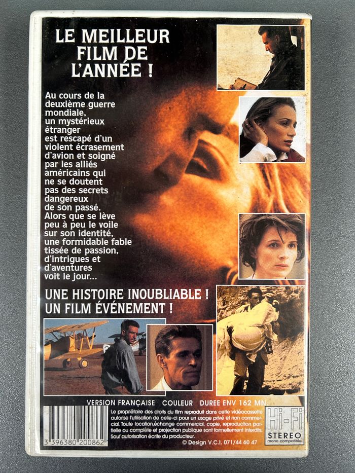 VHS Le patient Anglais - photo numéro 2