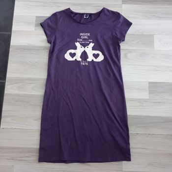 Chemise de nuit femme violette taille M