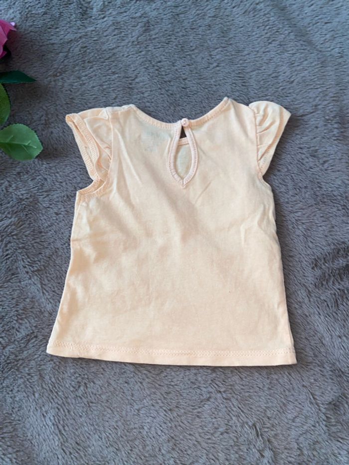 🌸haut mc abricot 3 mois kiabi - photo numéro 3